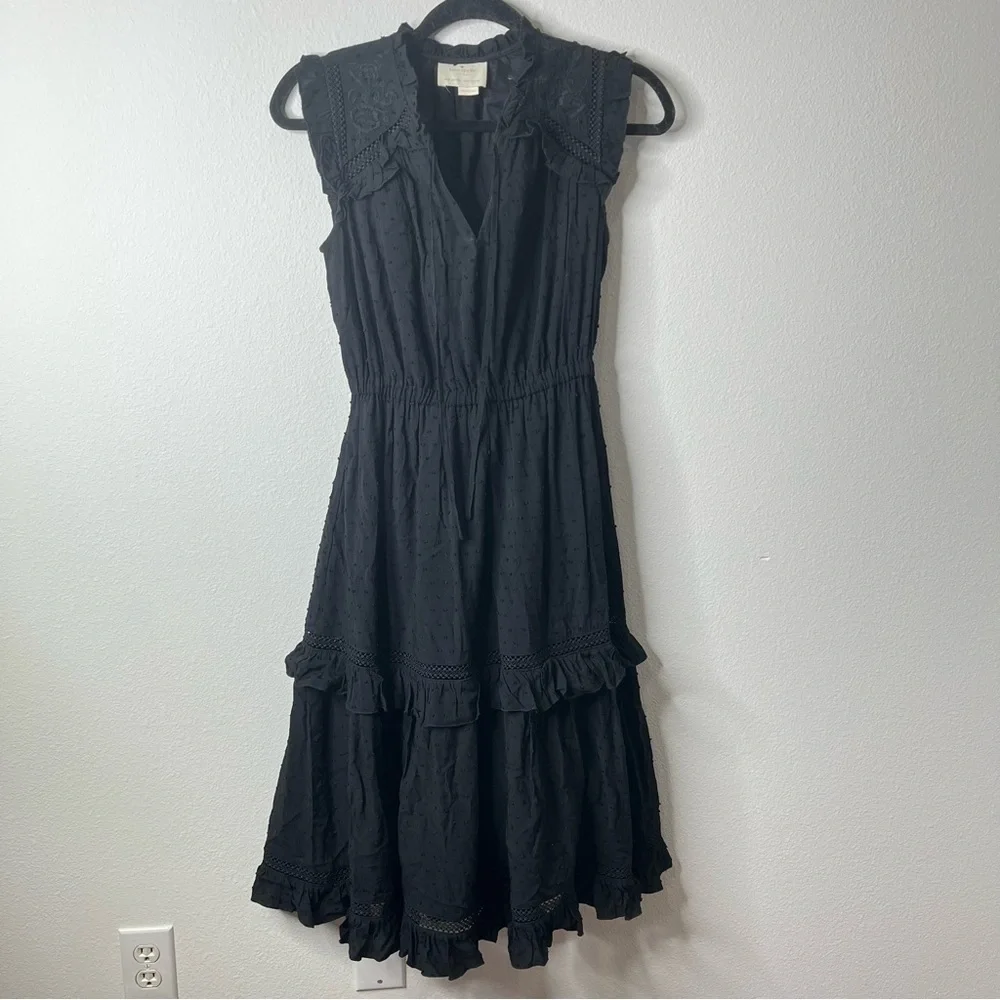 Kate spade size 0 sleeveless black summer/spring feminine dress
